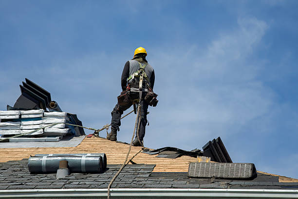 Professional Roofing technician working in Marion Heights, PA
